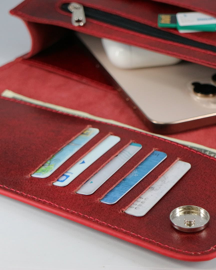 Bordo Askılı El Çantası